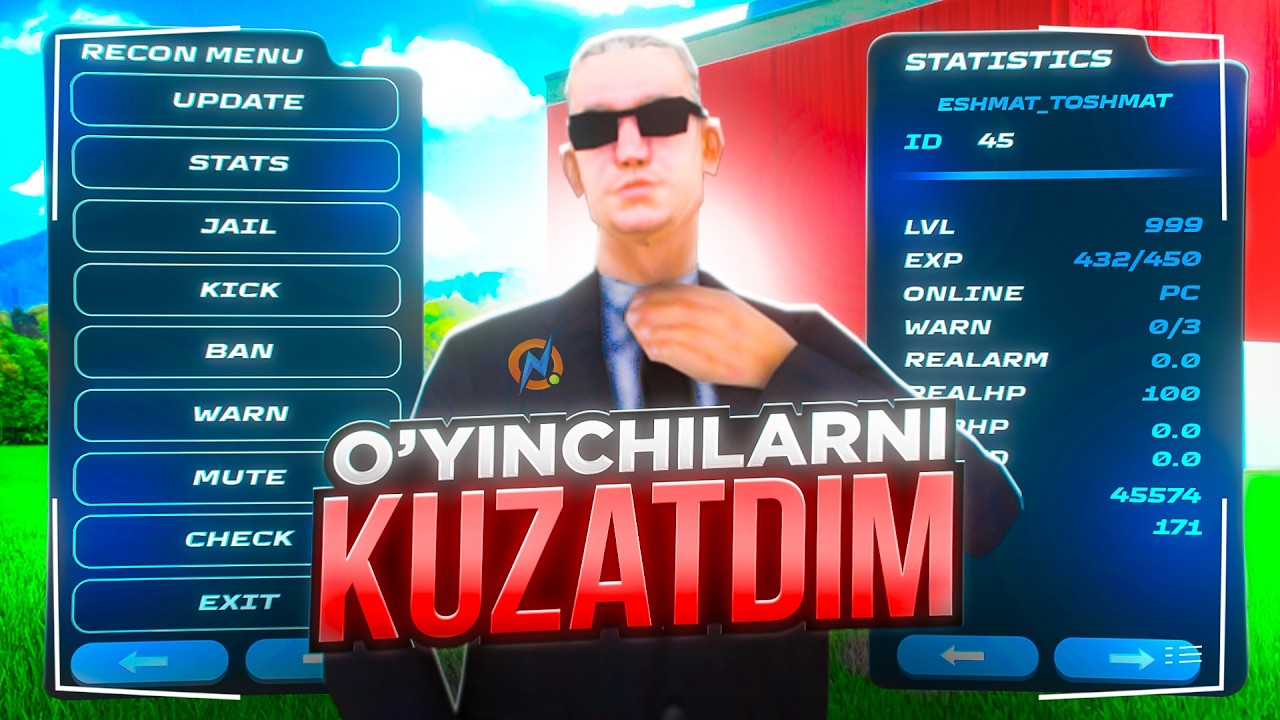 O'ZBEK O'YINCHILARINI KUZATDIM / ONLINE RP / SHROUD ORP