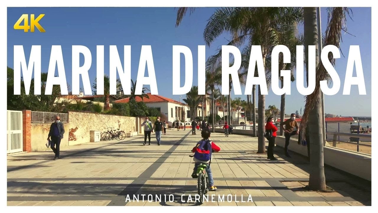 MARINA DI RAGUSA [4K] WALKING TOUR