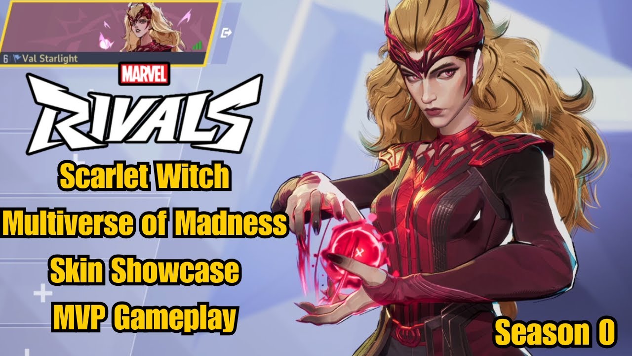 Scarlet Witch | Multiverse of Madness Skin Showcase | Marvel Rivals | Season 0