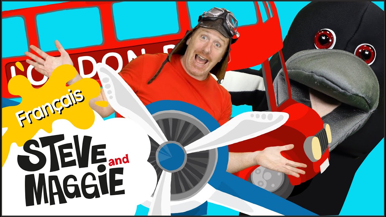 Les roues du bus avec Steve and Maggie Français | Spectacle de Steve et Maggie pour les enfants
