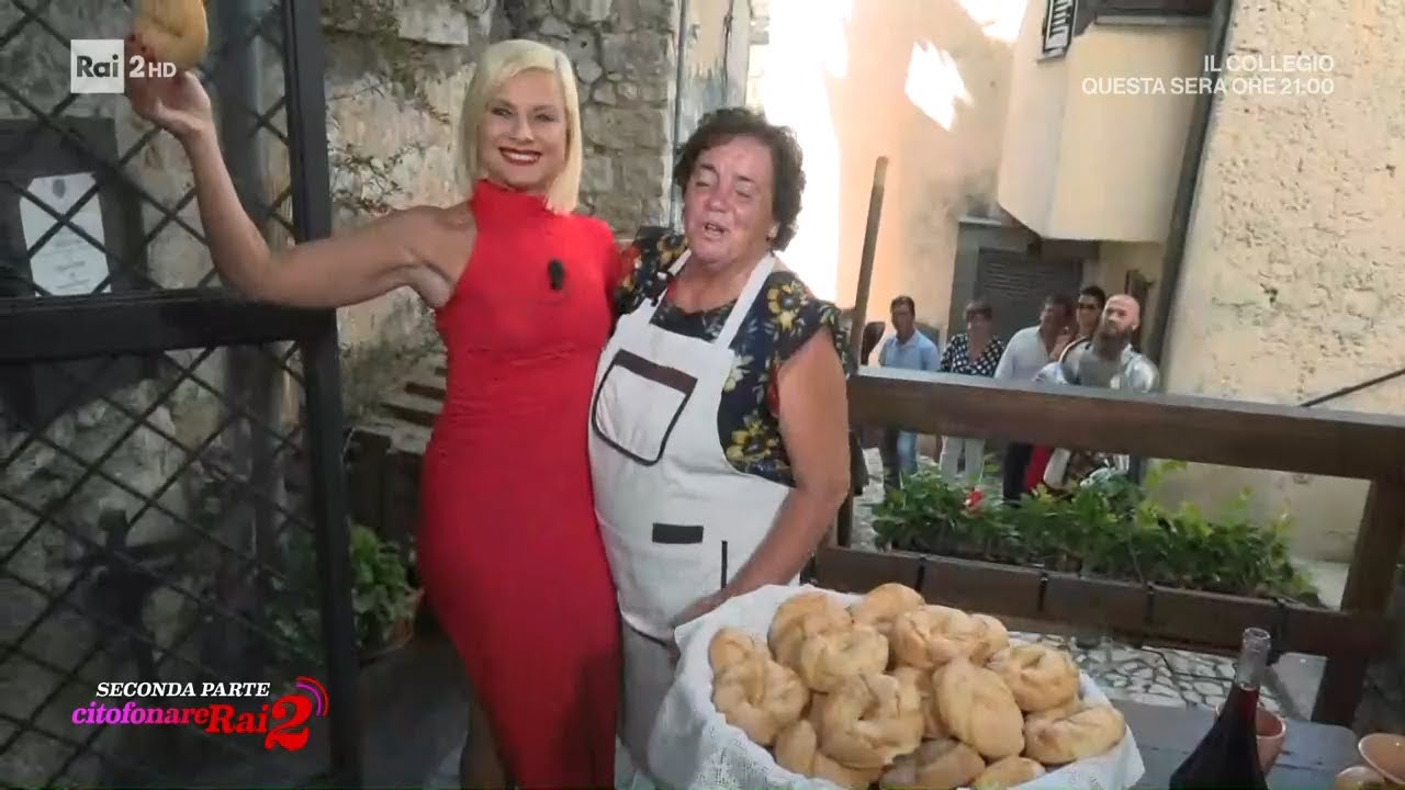 Con Antonella Elia a Fumone in Ciociaria - Citofonare Rai2 08/10/2023