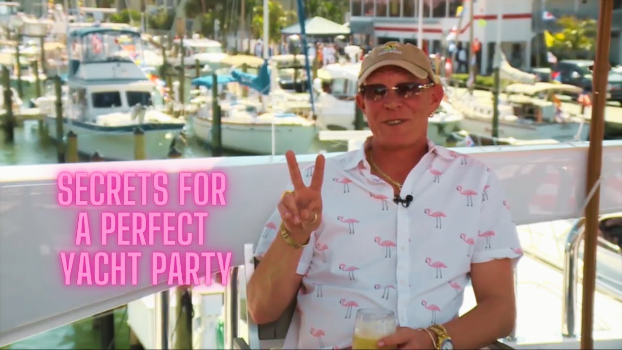 Secrets for a perfect yacht party -- a blessing, a decoration hack, delicious food and a surprise
