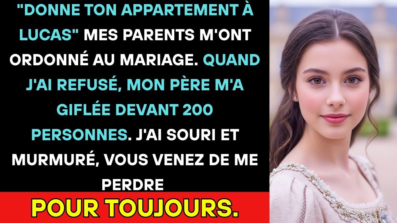 Au Mariage De Mon Frère, Mes Parents Ont Exigé Mon Appartement — Mon Père M'a Humiliée Publiqueme