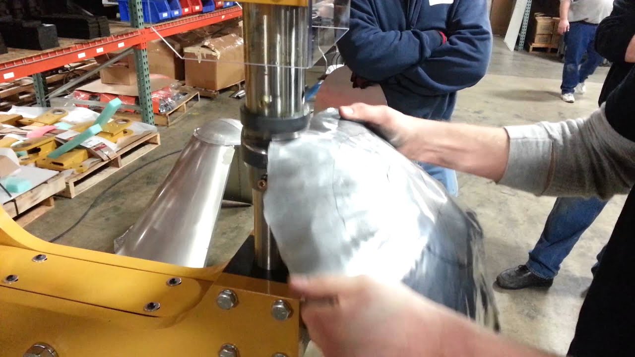 Baileigh Industrial MH-19 power hammer and metal shaping seminar video 8