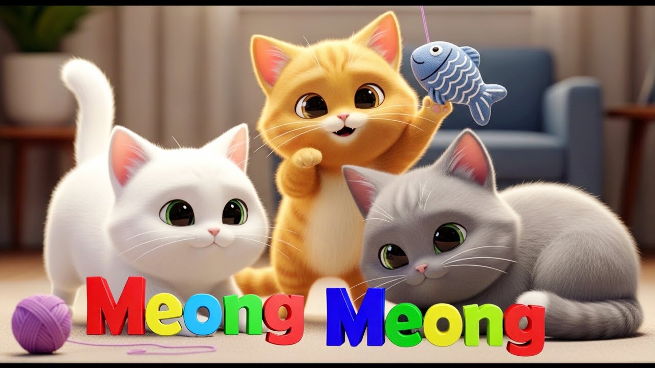 Lagu anak Meong Meong - Lagu anak inonesia - Lagu anak trending - Lagu anak terbaru animasi 3D 