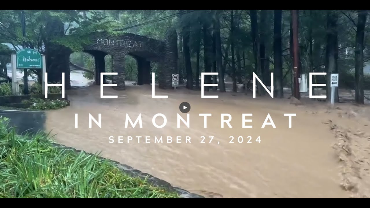 Ураган Хелен в Монтрите, 27 сентября 2024 года.