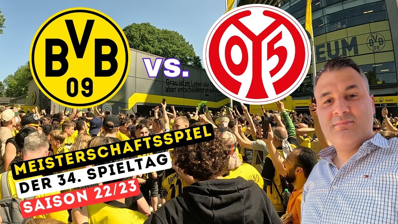 Borussia Dortmund - Mainz | VLOG Meisterschaftsspiel! IN GANZ DORTMUND IST DIE H&Ouml;LLE LOS!