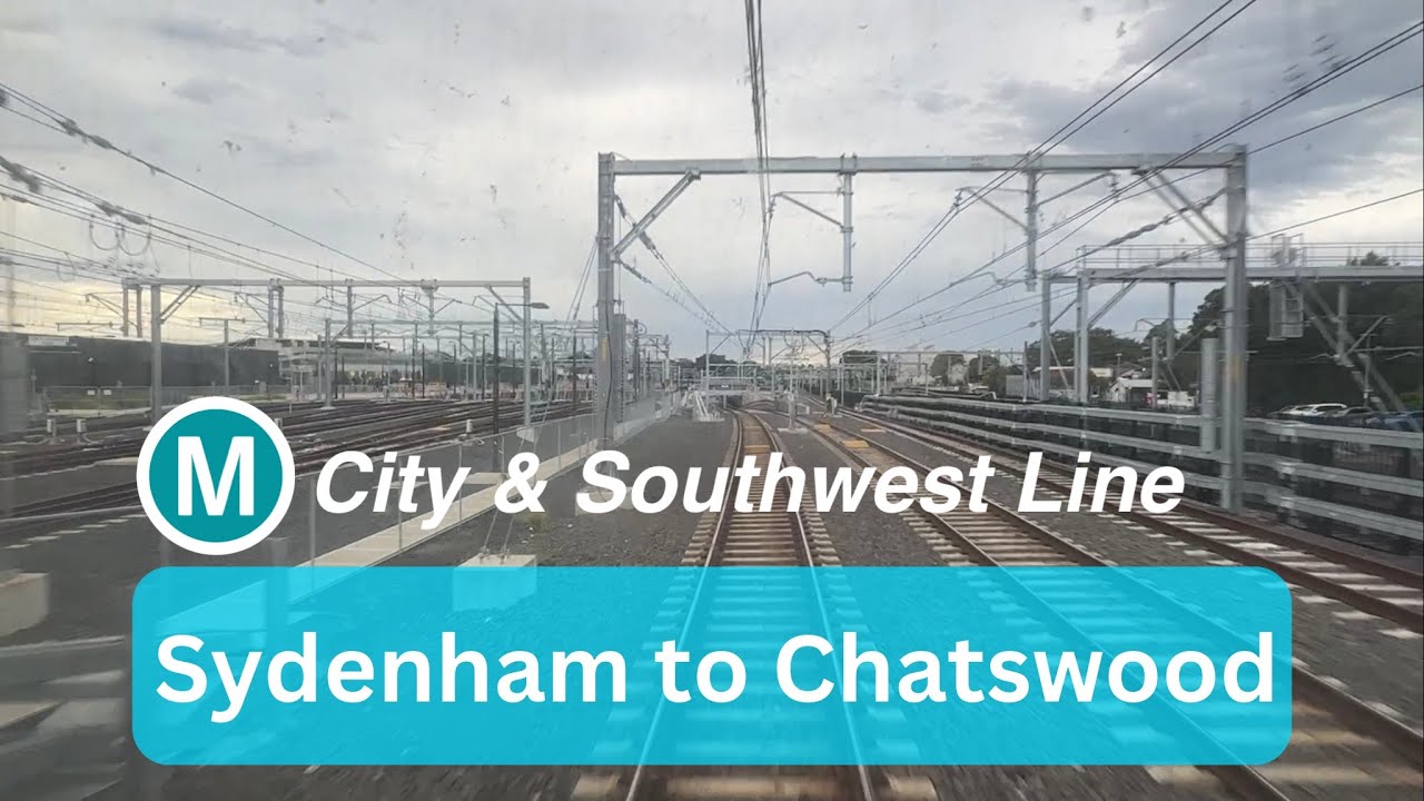 Sydney Metro Front POV - Sydenham to Chatswood - August 2024