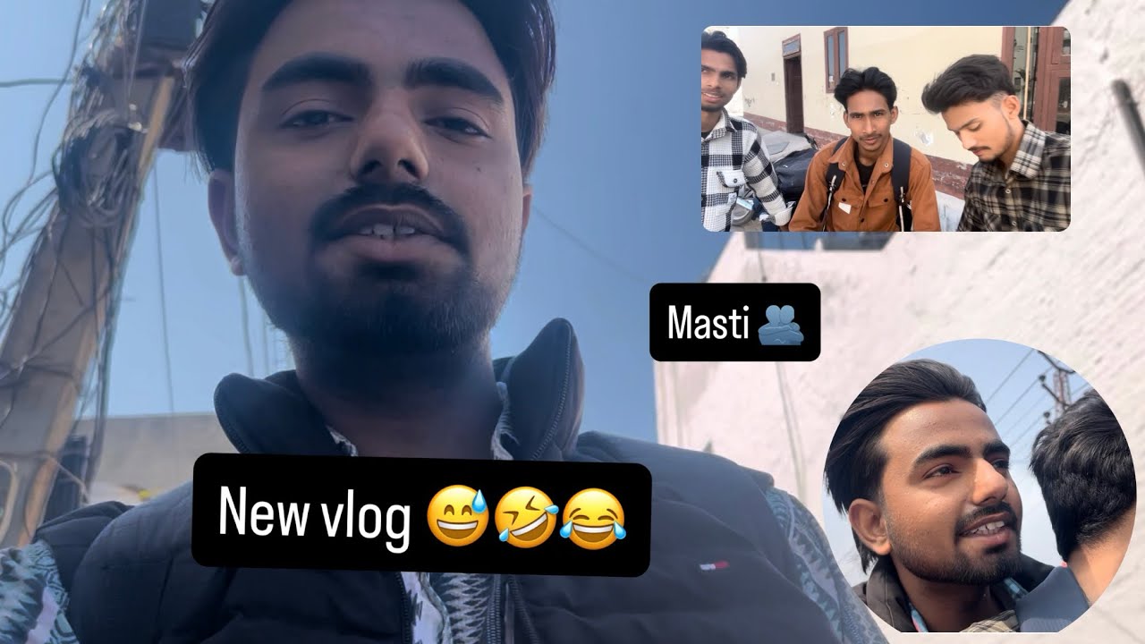 New vlog and masti time 😂😅✌🏻