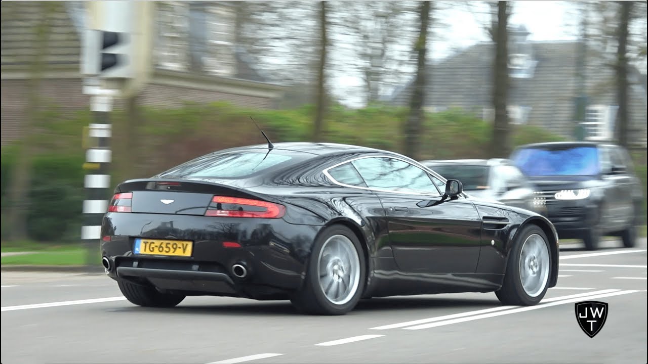 Aston Martin V8 Vantage RASPY Exhaust Sounds!