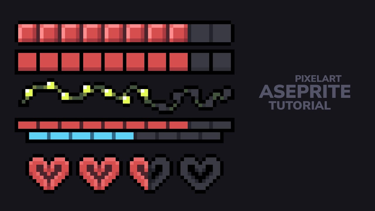 Pixel Art Tutorial: How to Create Pixel GUIs (Aseprite)