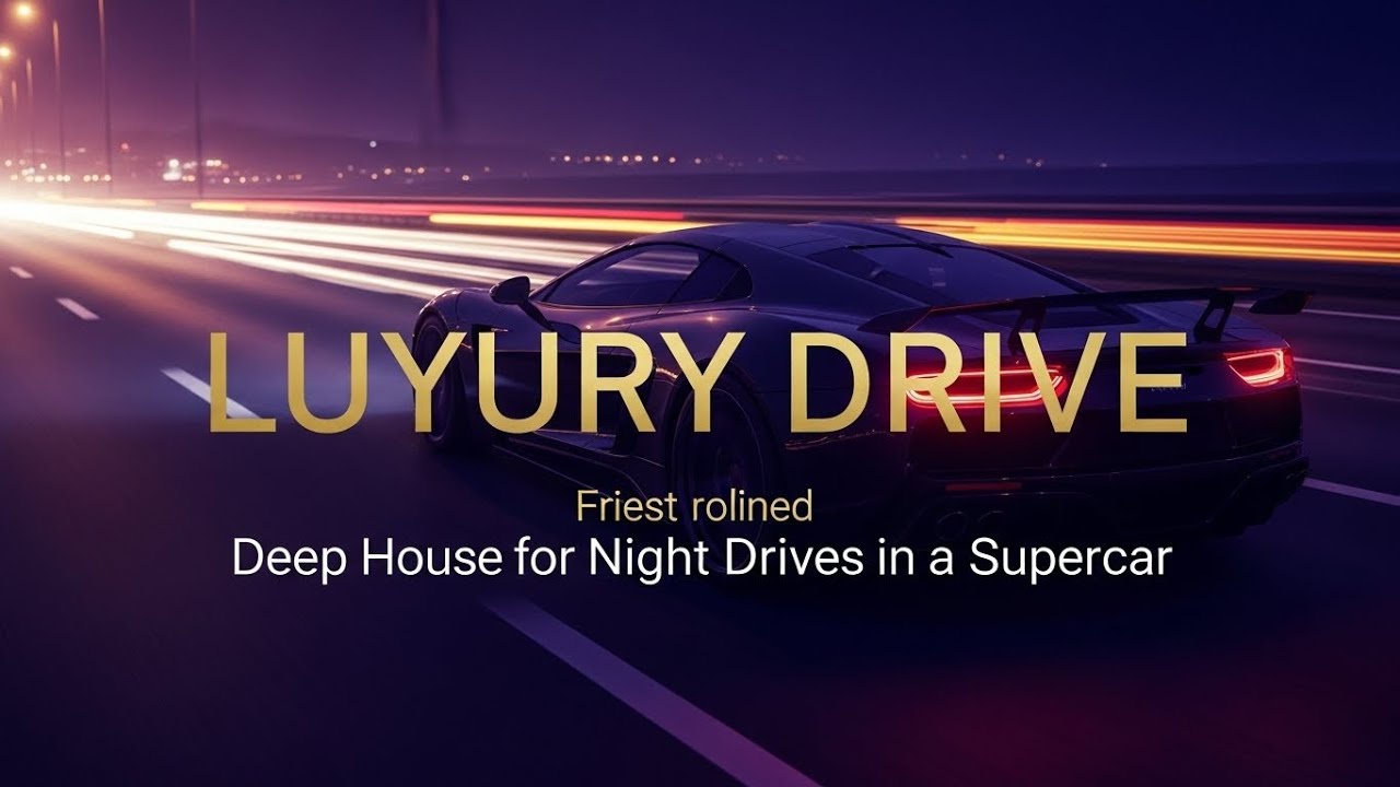 Luxury Drive: Deep House for Night Drives in a Supercar