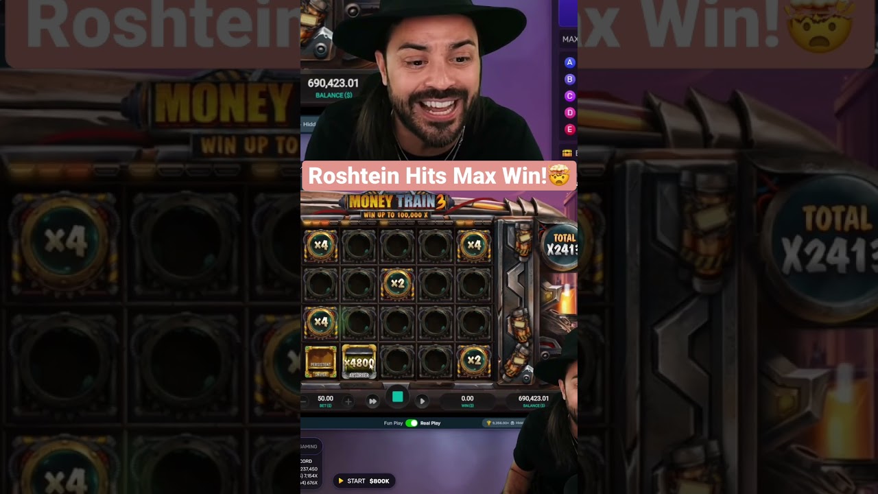 Roshtein Hits A Max Win! #roshtein #maxwin #slots #bigwin