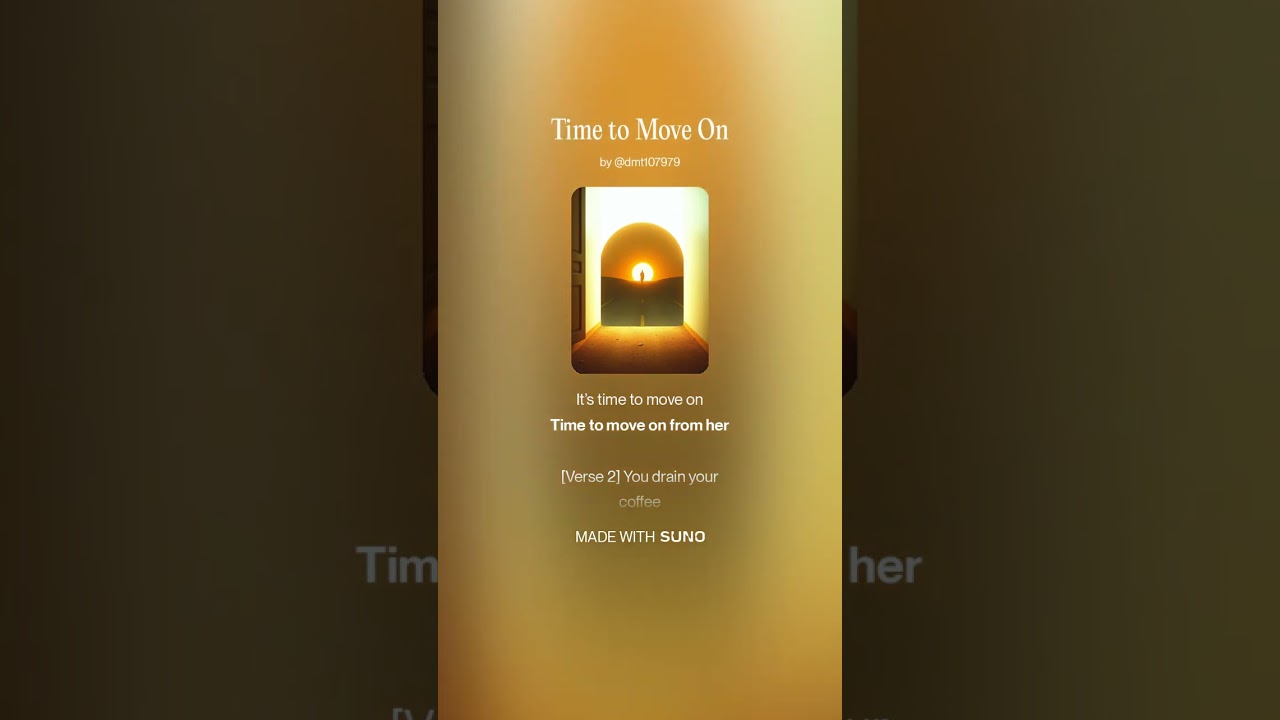 Time to Move On