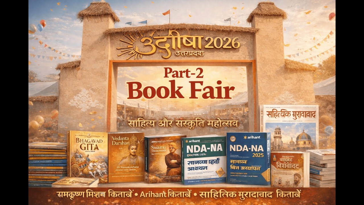 Udisha 2026 UP Book Fair | Best Books for Competitive Exams & Spiritual Growth