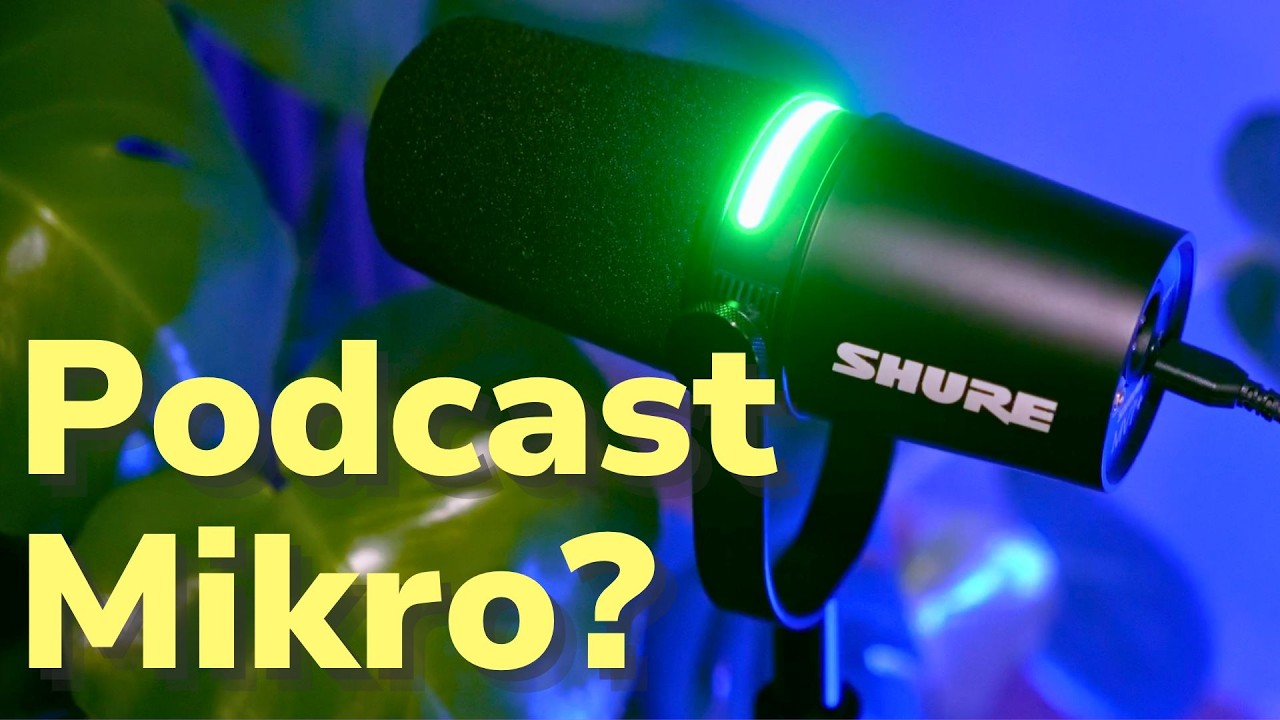 Das perfekte Podcast Mikrofon? Shure MV7+ USB Mikrofon Test