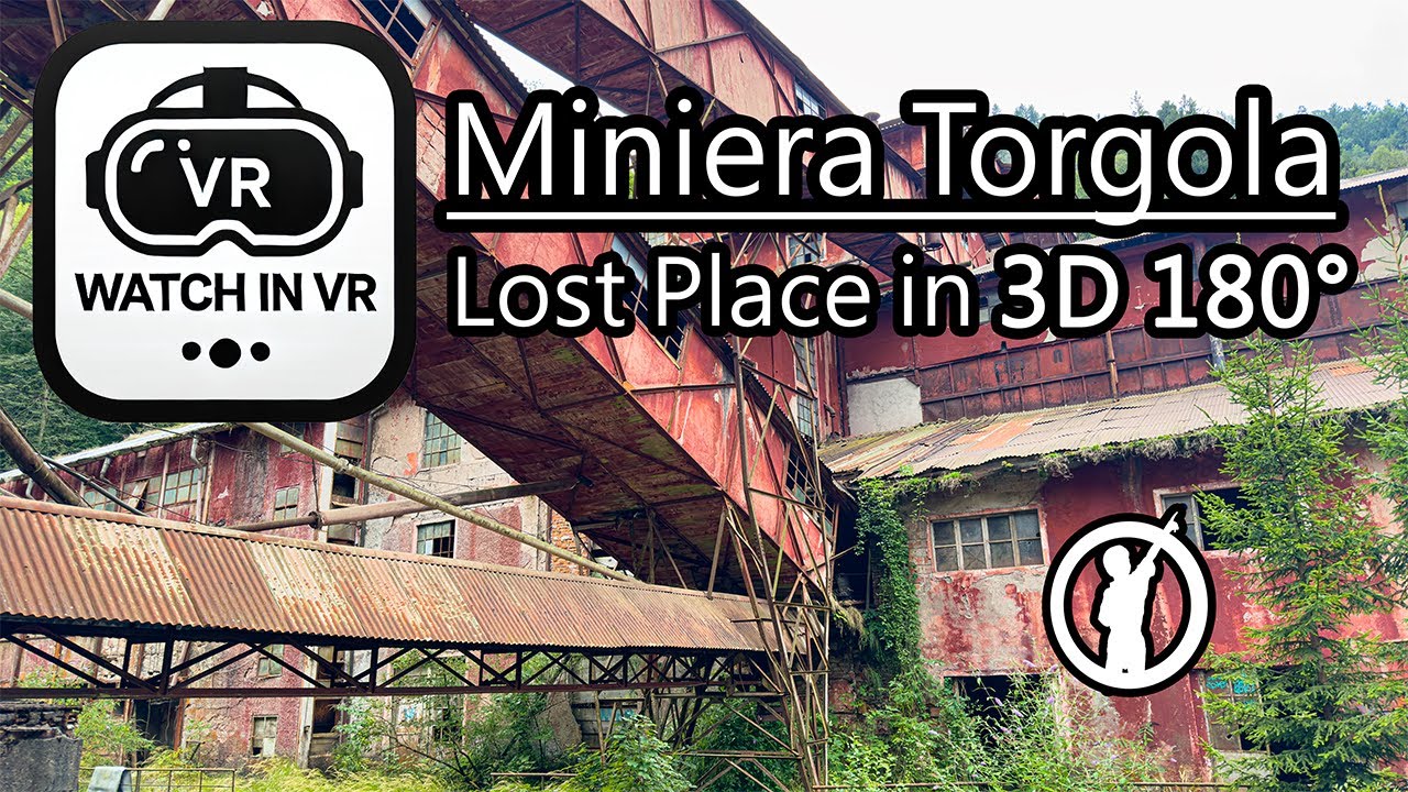 8K VR180 3D - Miniera Torgola Lost Place, Italy