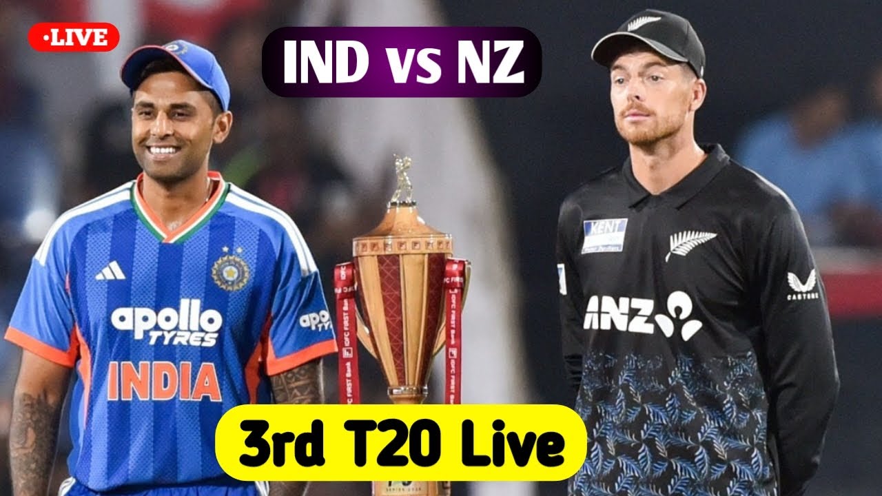 INDIA VS NEW ZEALAND 3RD T20 LIVE 🔥