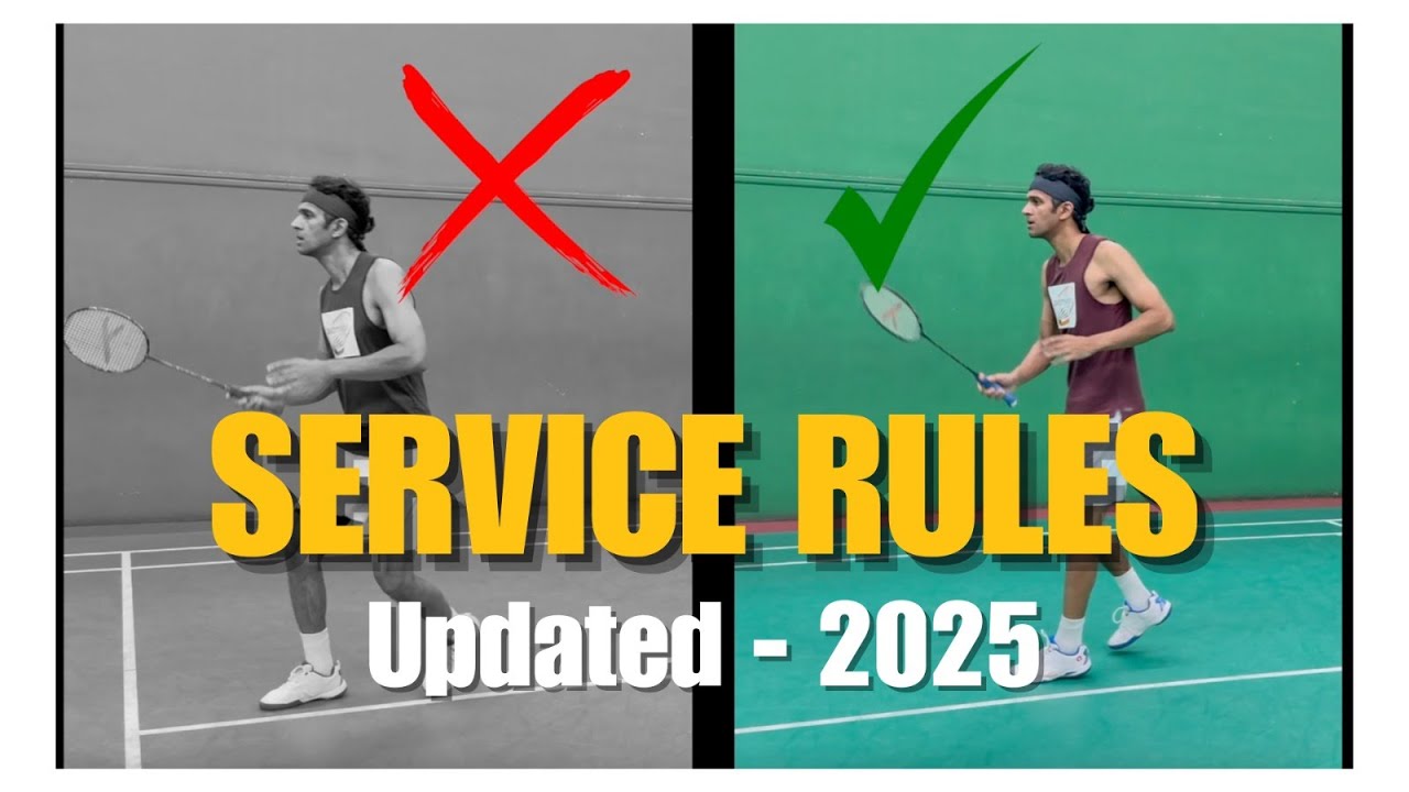 Service Rules by Badminton Warehouse