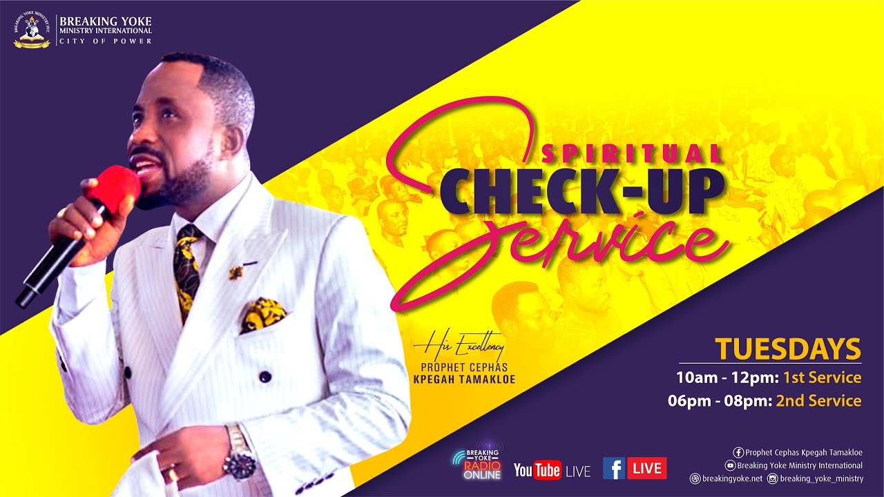 20||01||26  - TUESDAY MORNING  SPIRITUAL CHECK-UP SERVICE WITH H.E PROPHET CEPHAS K. KPEGAH TAMAKLOE