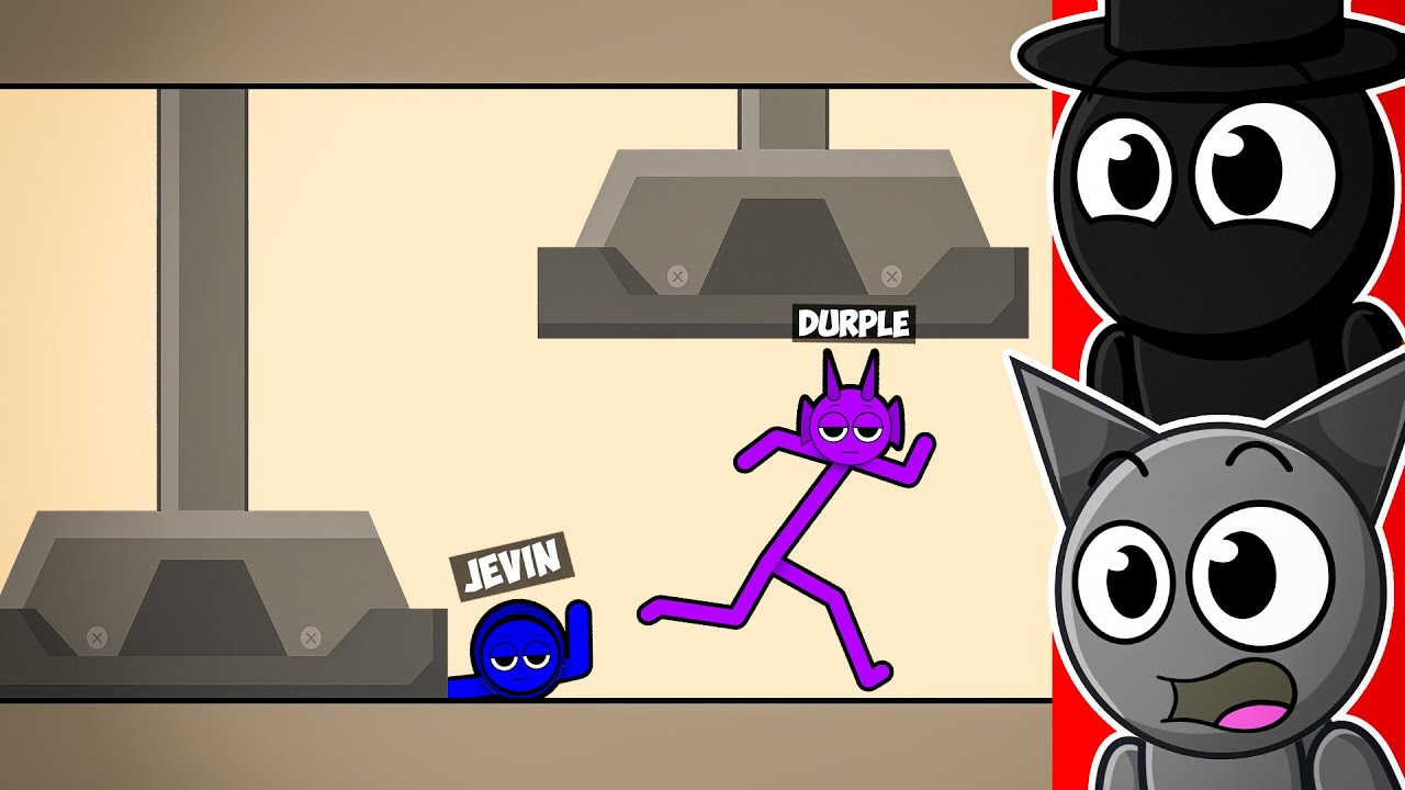 Reacting to SPRUNKI STICKMEN vs FACTORY!