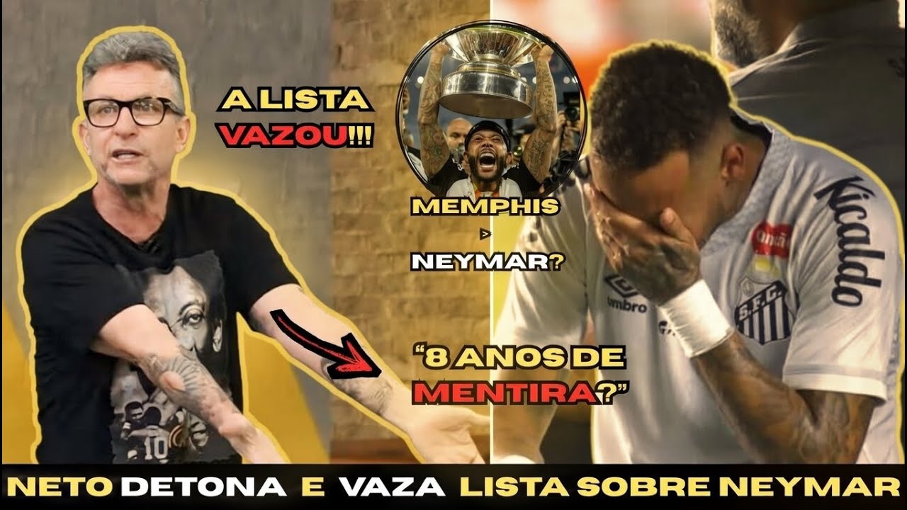 EITA 🚨ANCELOTTI VAI CONVOCAR? NETO DIZ QUE NEYMAR 