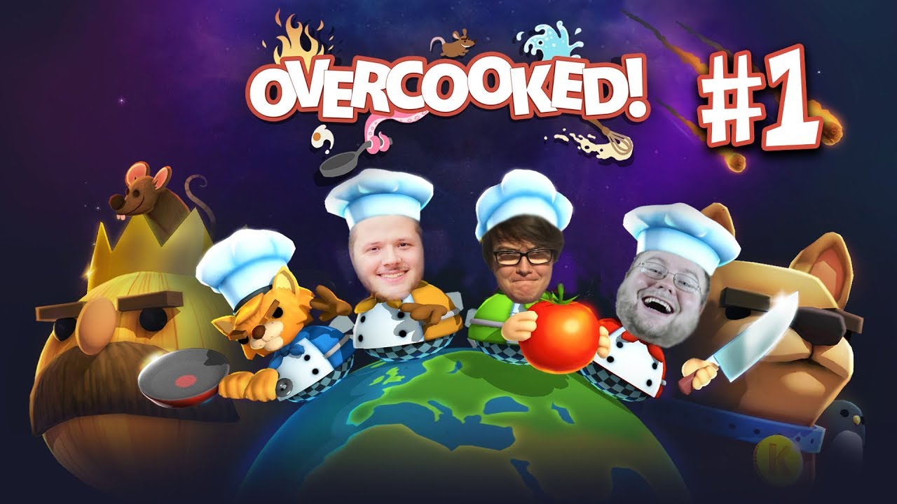 Let's Play: Overcooked #1 W/ Allen | The Giant Spikeghetti Monster | Crazy Couch Co-op