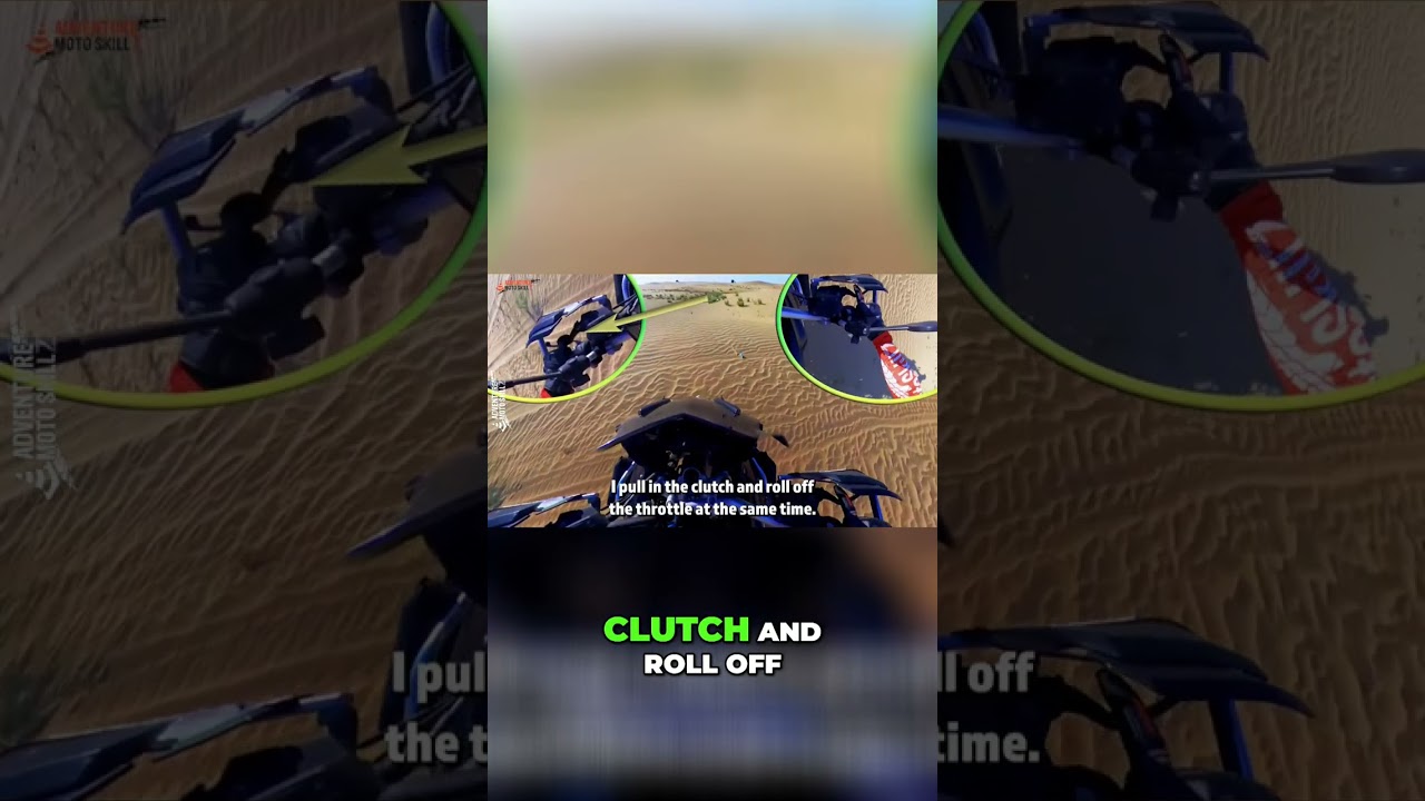 🏜️ Want to ride sand with more control on your ADV Motorcycle?