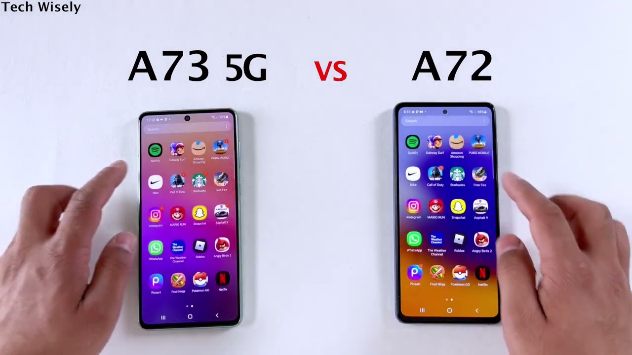 SAMSUNG A73 vs A72 - SPEED TEST