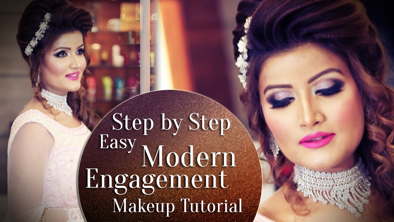 Step by Step Engagement Makeup Tutorial 2017 | Modern Engagement Look | Krushh By Konica