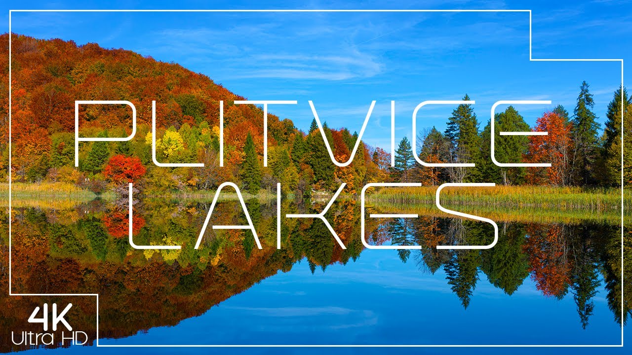 Plitvice Lakes National Park in Croatia | 4K ambient nature video