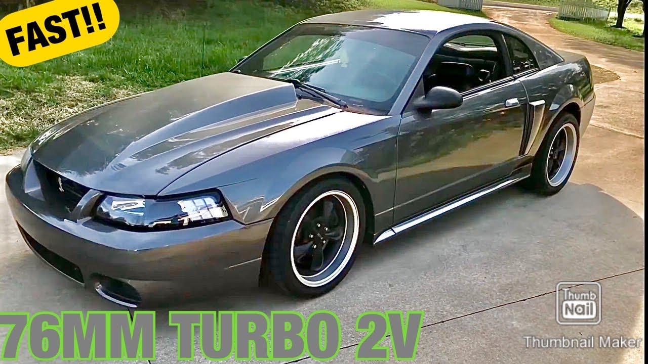2v MUSTANG GT ~ 76mm turbo ~BIG CAM !!! ITS FAST!!