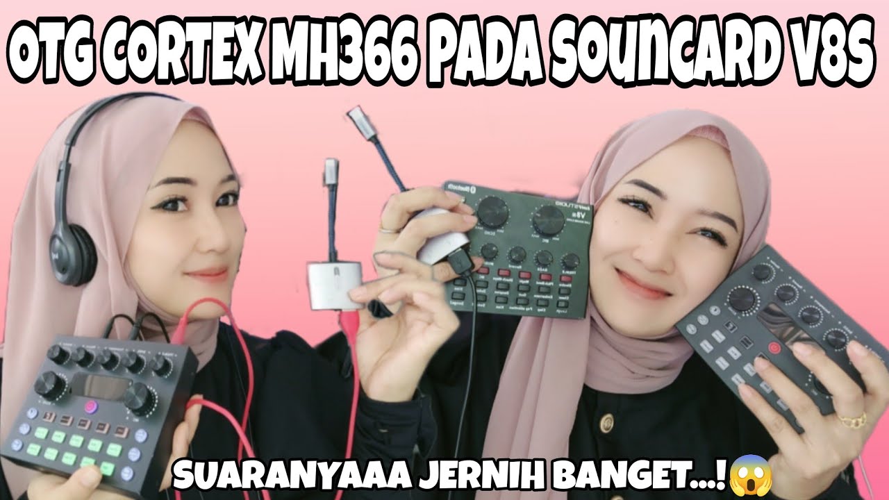 OTG CORTEX MH366 UNTUK SOUNCARD V8S || SUARANYA MANTAP JERNIH SEKALI TIDAK ADA NOISE