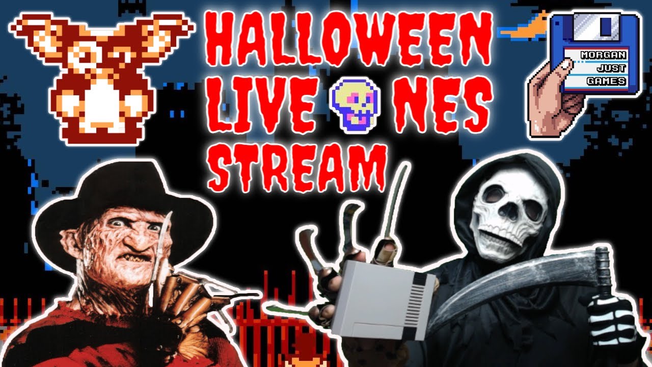 NES Halloween Live Stream - Mischief Castle / Gremlins 2 / New Ghostbusters / Elm Street / Dracula +