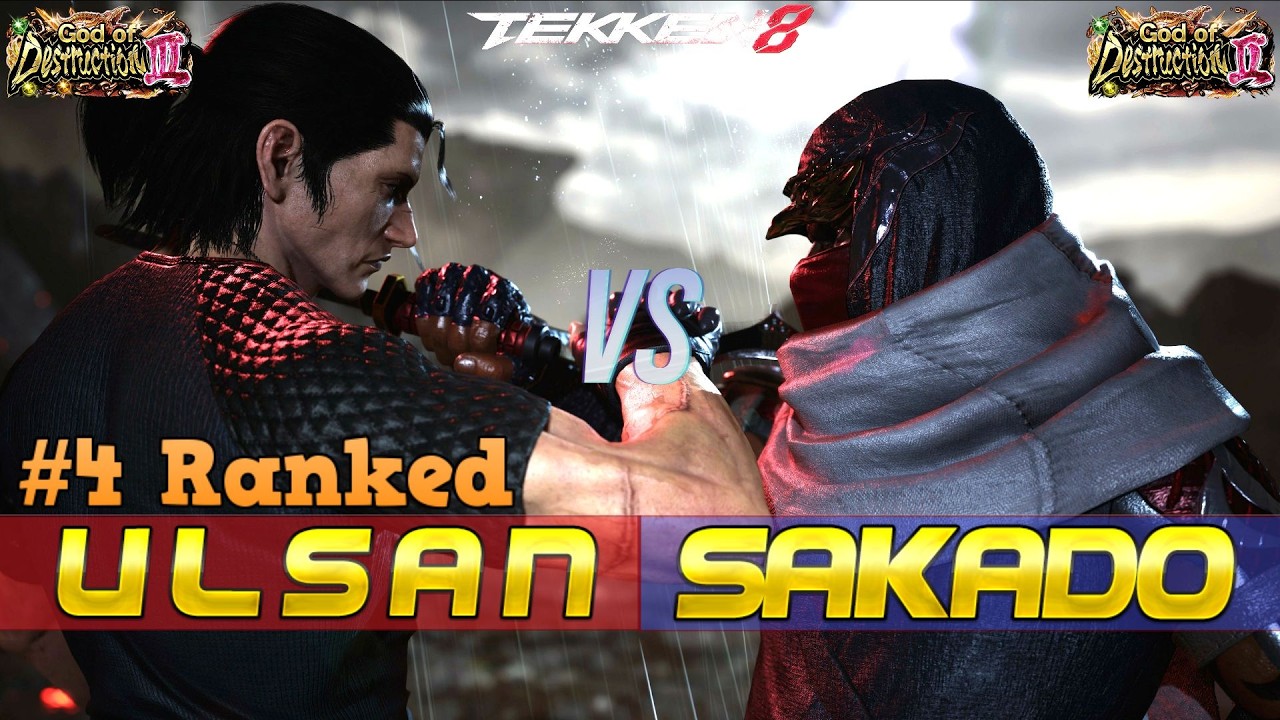 T8 ▰ ULSAN (#4 Ranked Dragunov) Vs SAKADO (Raven) ▰ Tekken 8 High Level Gameplay