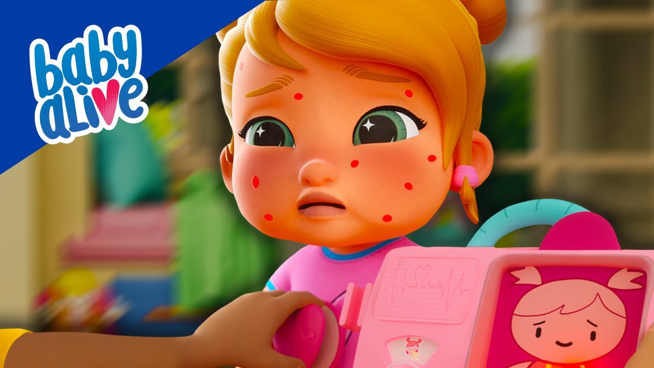 Baby Alive em Português Brasil 💦 Lulu Está Indisposta! ✋ Desenhos Animados Infantil 💕