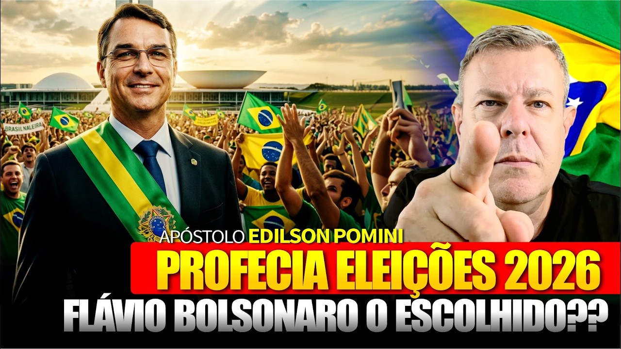 🚨 PROFECIA FORTE PARA O BRASIL: POL&Iacute;TICOS CAIR&Atilde;O NAS ELEI&Ccedil;&Otilde;ES 2026 (FL&Aacute;VIO BOLSONARO &Eacute; O ESCOLHIDO?)