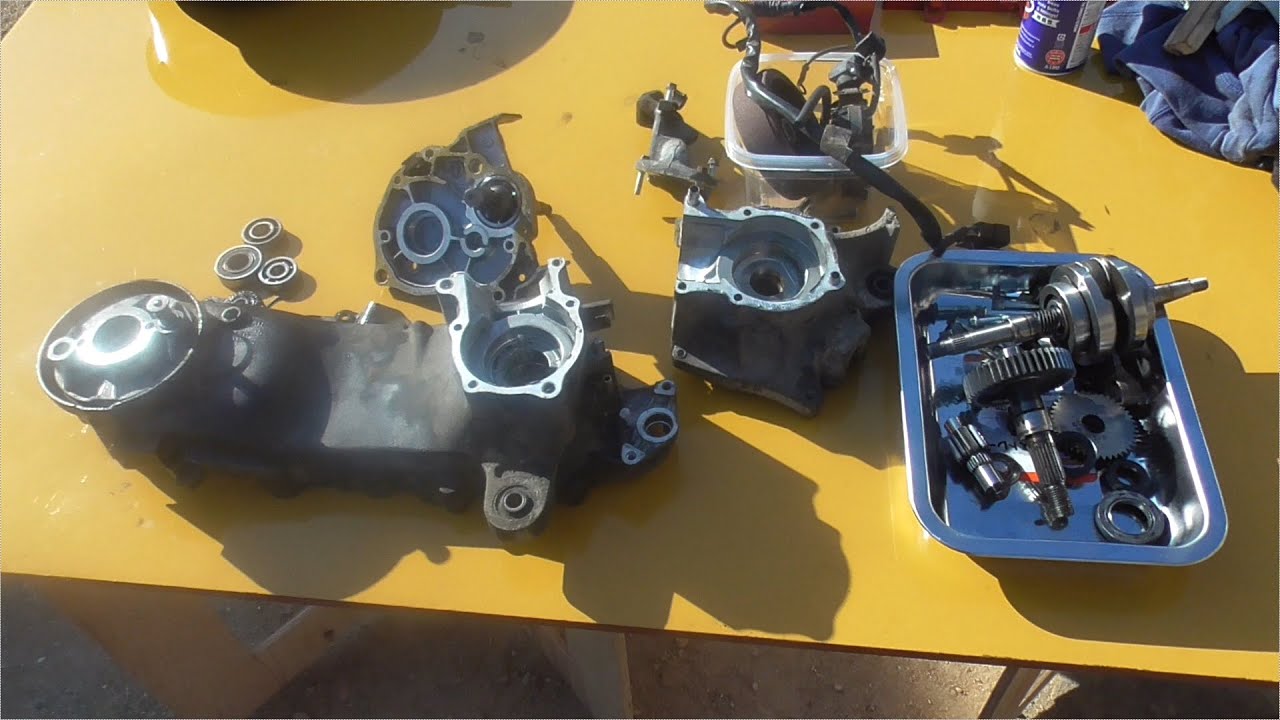 ホンダ スーパーディオ レストア #2日目 エンジン分解 HONDA SuperDio AF27 restoration #2 EngineDeassenble