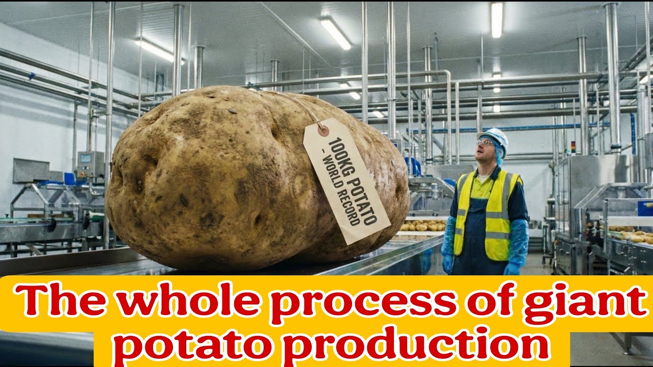 Inside the Factory Producing Oversized Potatoes That Amazed the World ( Full Process )