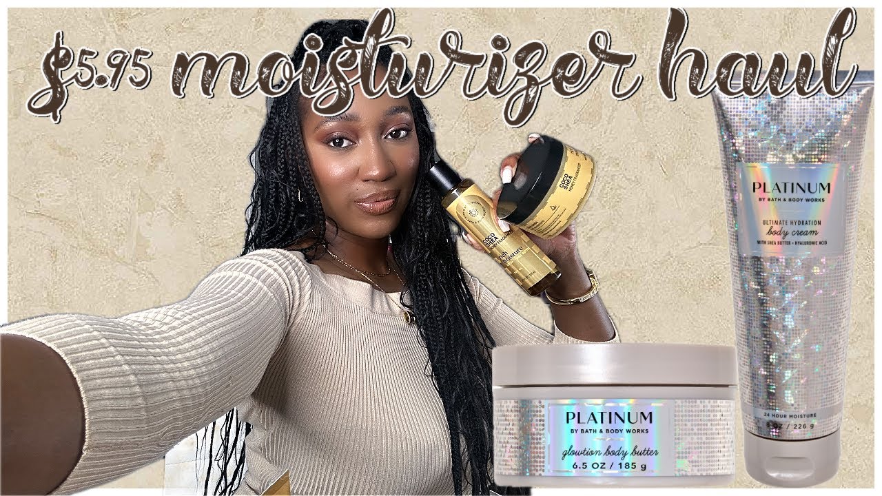 BATH & BODY WORKS $5.95 MOISTURIZER SALE HAUL|PLATINUM, COCO SHEA, WALLFLOWERS