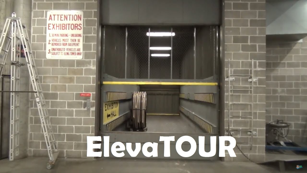 Rushed ElevaTOUR: Vintage Montgomery Freight Elevators at Century II in Wichita, KS