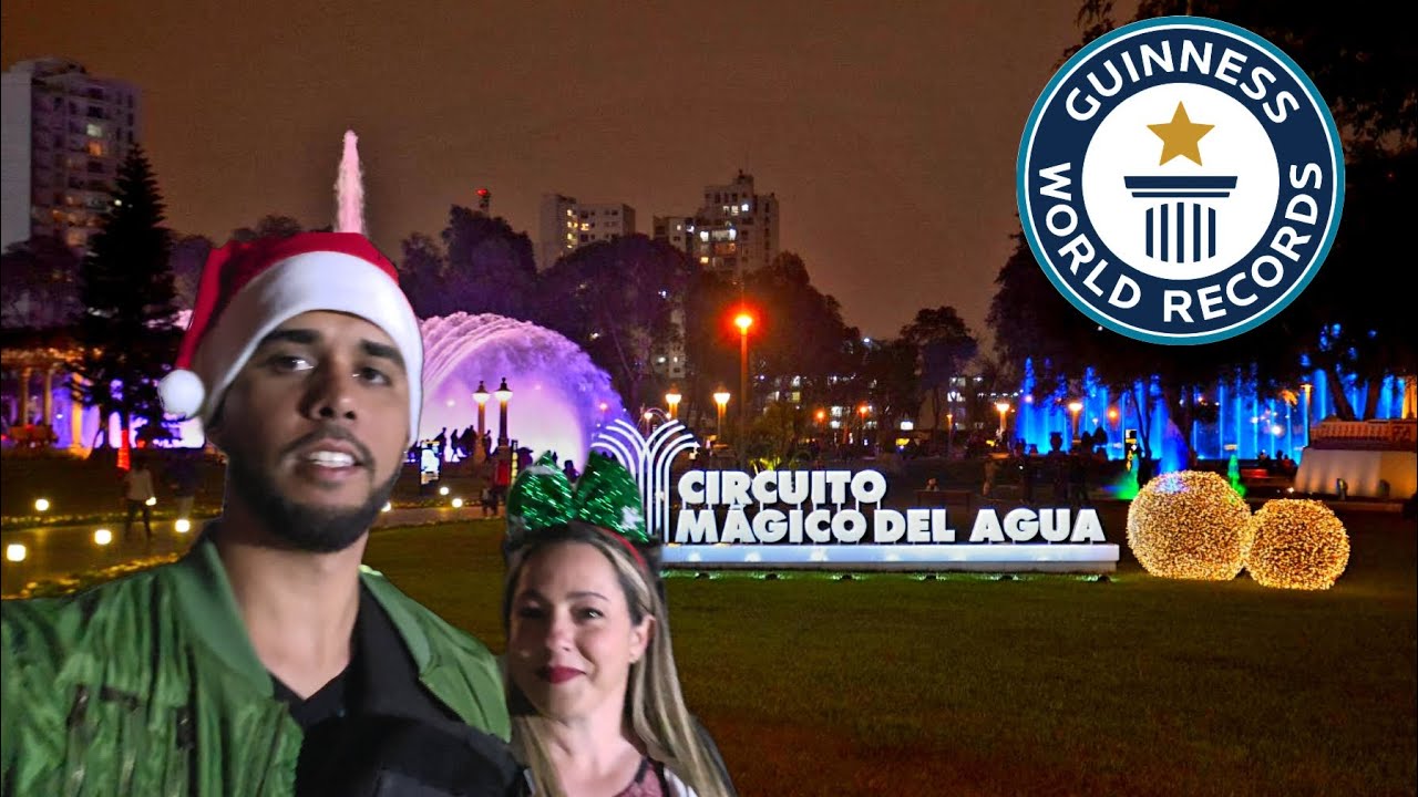 😱NAVIDAD en el CIRCUITO MÁGICO DEL AGUA⛲️(PARQUE DE LA RESERVA)🎄🇵🇪🤗
