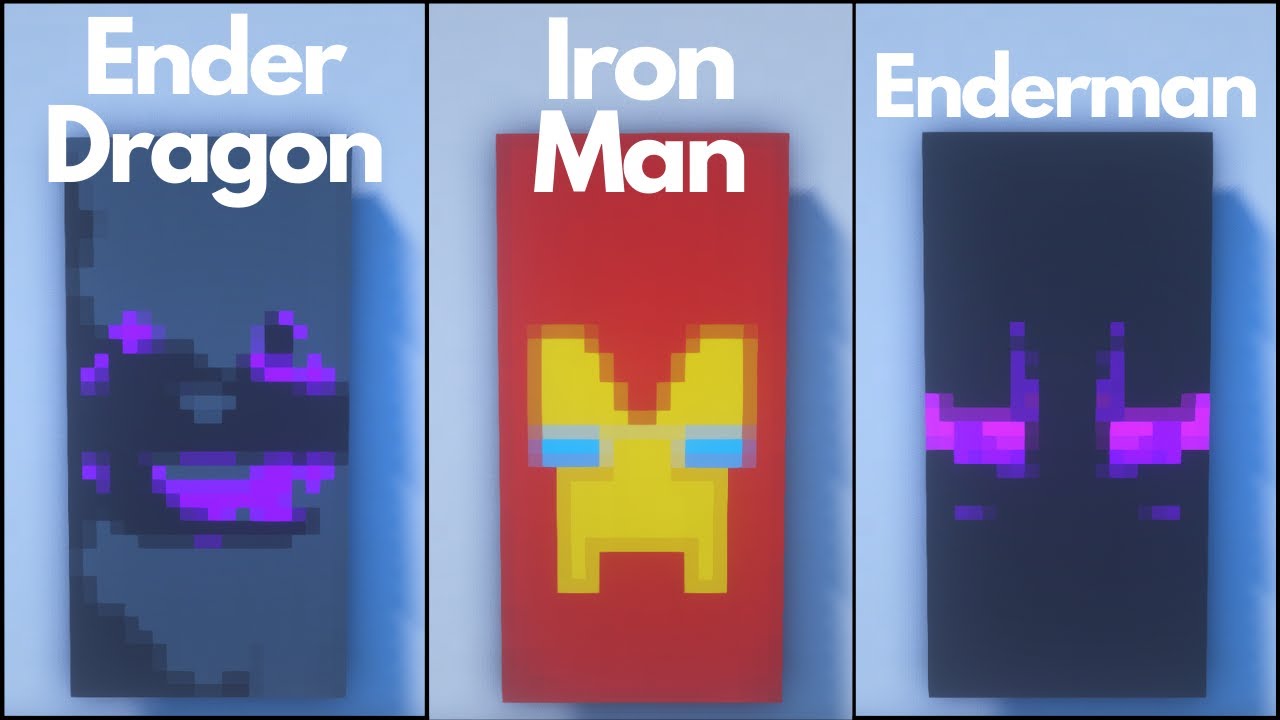 Minecraft: 7 Cool Banner Designs #5 (Tutorial)