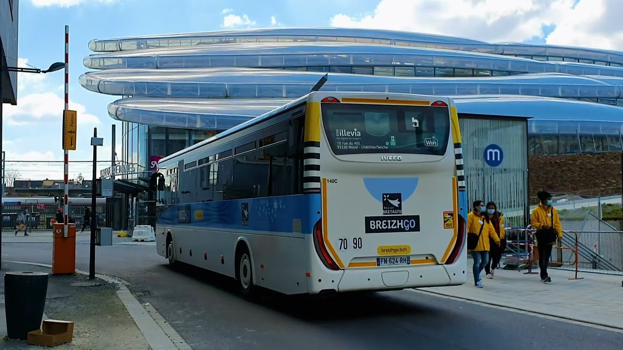 Rennes Gare Routière Spot Vidéo Brute