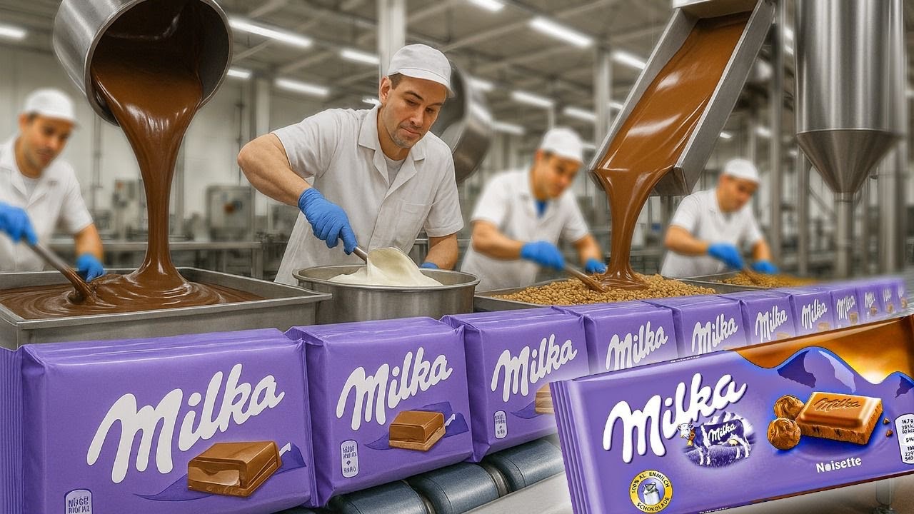 Wie wird MILKA hergestellt? 🐄🍫 Das süße Geheimnis der lila Schokolade