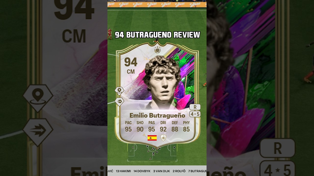 94 Butragueno Review in EA FC 25, Evoing him is 100% worth it 🤩 I will forsure! #shorts #short #fc25