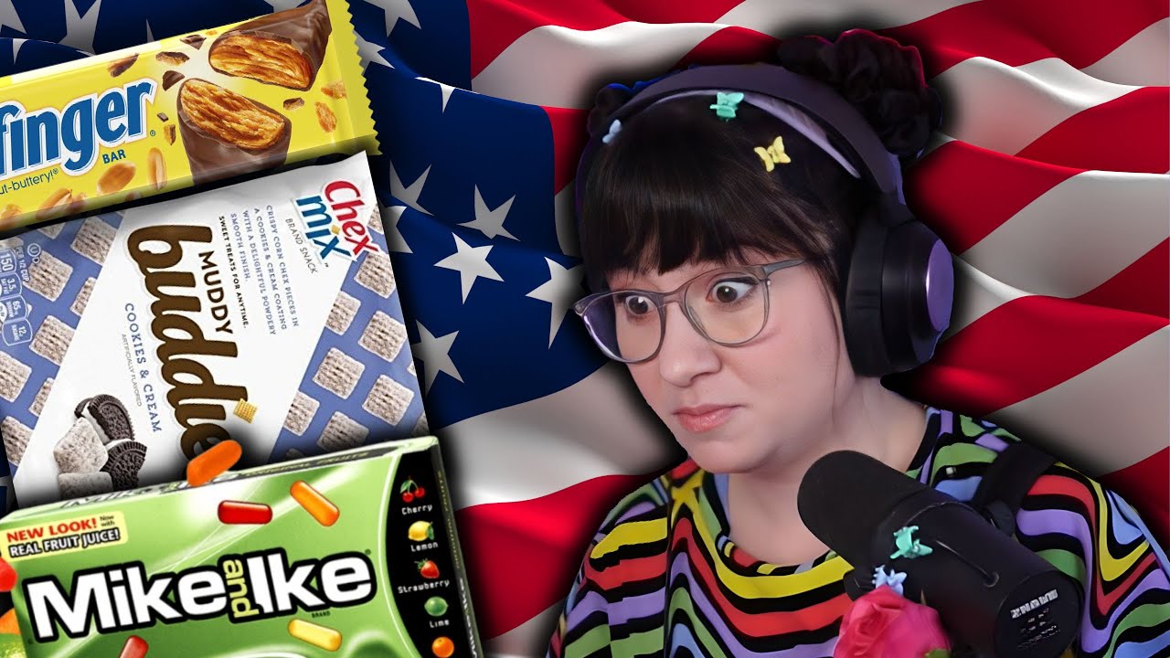 Australian Streamer Tries American Snacks 🦘