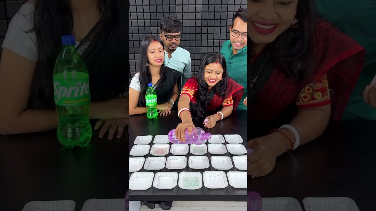 Surprise Money Challenge Game With Family