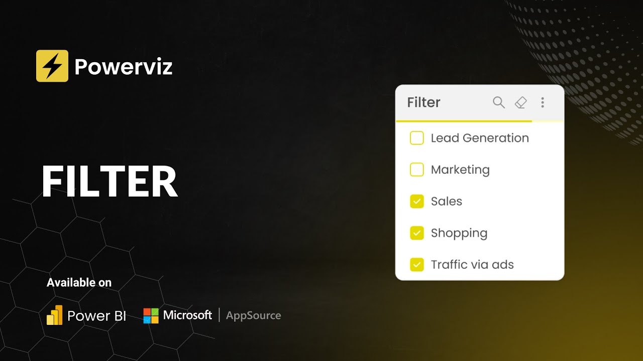 Introducing Powerviz Filter: the ultimate Power BI slicer for effortless data filtering!