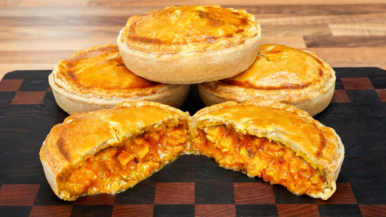 4 Chicken Tikka Curry Pies: The best chicken curry pies you’ll ever taste.